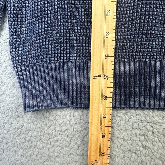 Tommy Bahama Blue Quarter-zip Knit Sweater Men’s Size Large - Picture 7 of 11